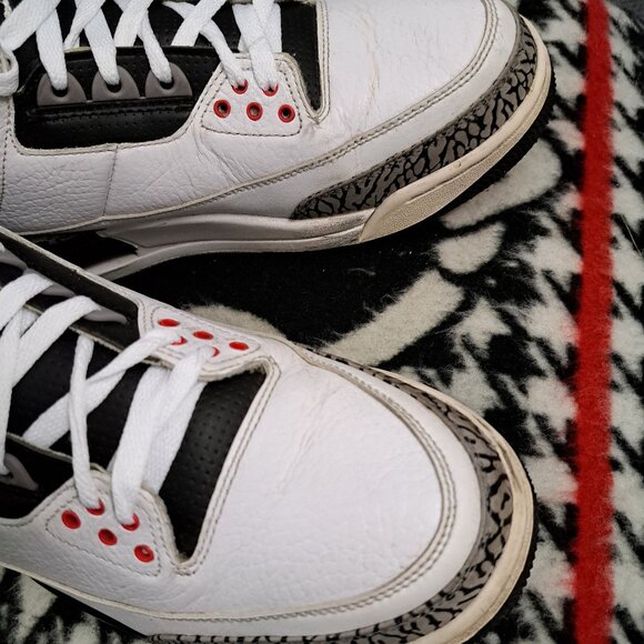 %Size 10 Nike Air Jordan 3 Retro Infrared Men Sneakers AJ26 main image 7